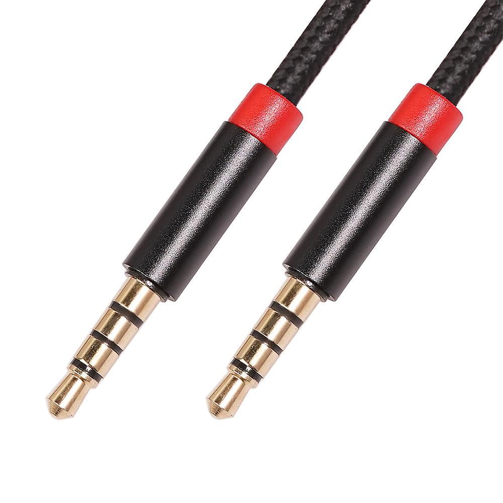 3.5mm Male to Female Extension Cable with Microphone for Headset (1m)