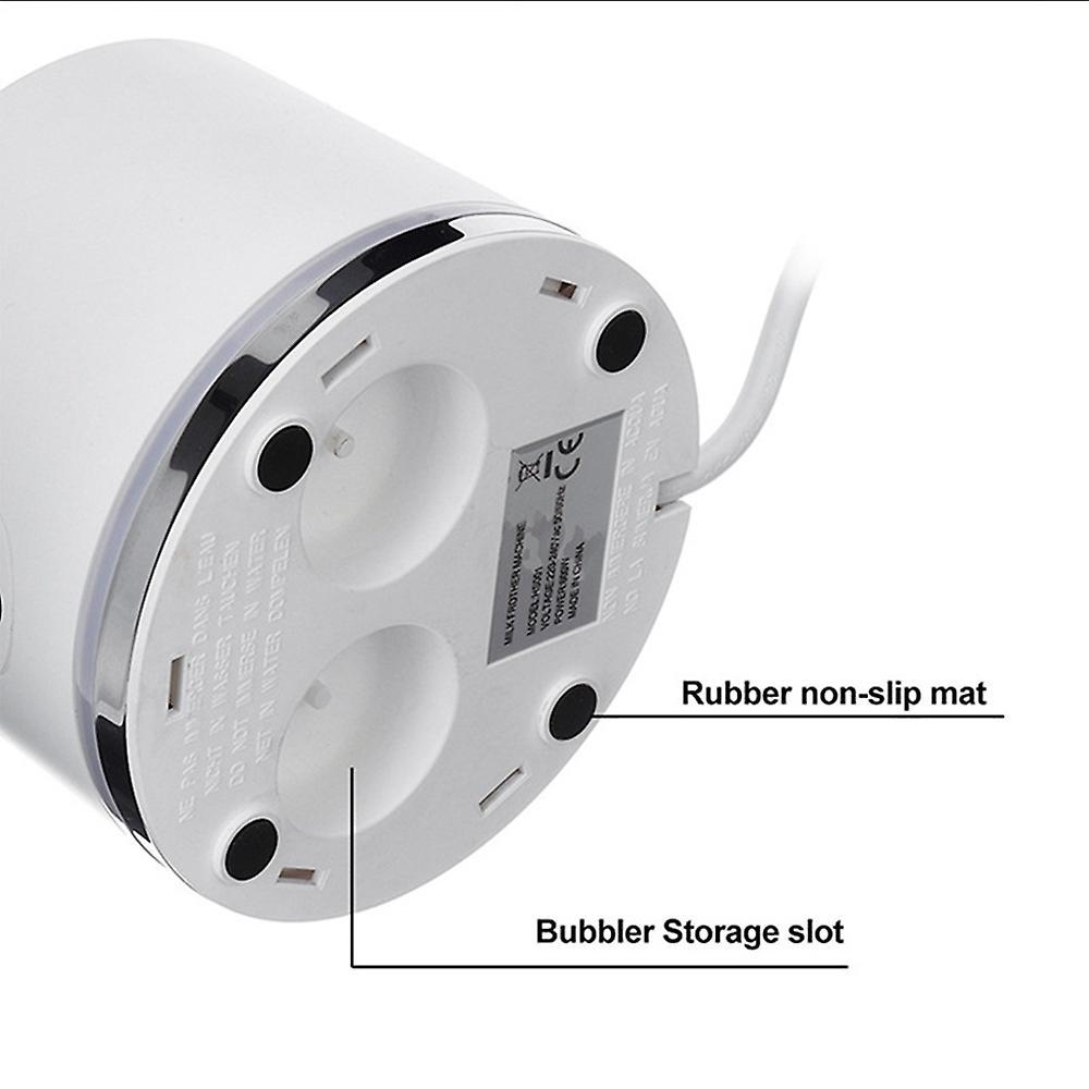 Milk Frother, Warmer with Hot Or Cold Functionality Eu Plug White