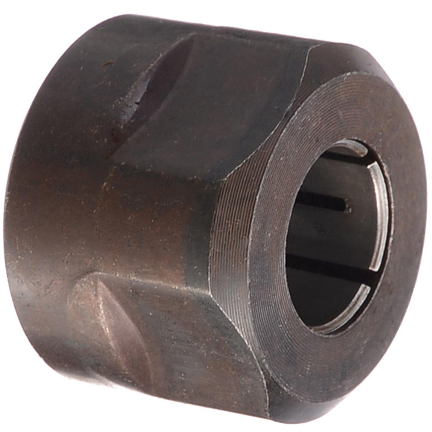 2pc Black Metal Collet Nut Plunge Router Parts 12.7mm Center Hole