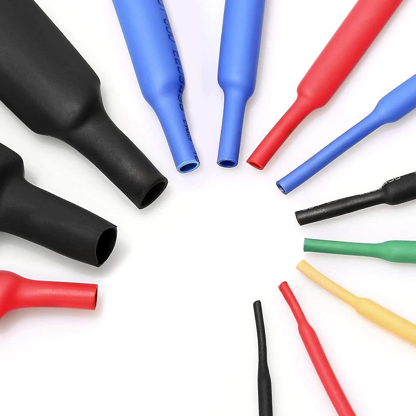 560pcs Electrical Wire Wrap Assortment Heat Shrink Tube Kit with Box