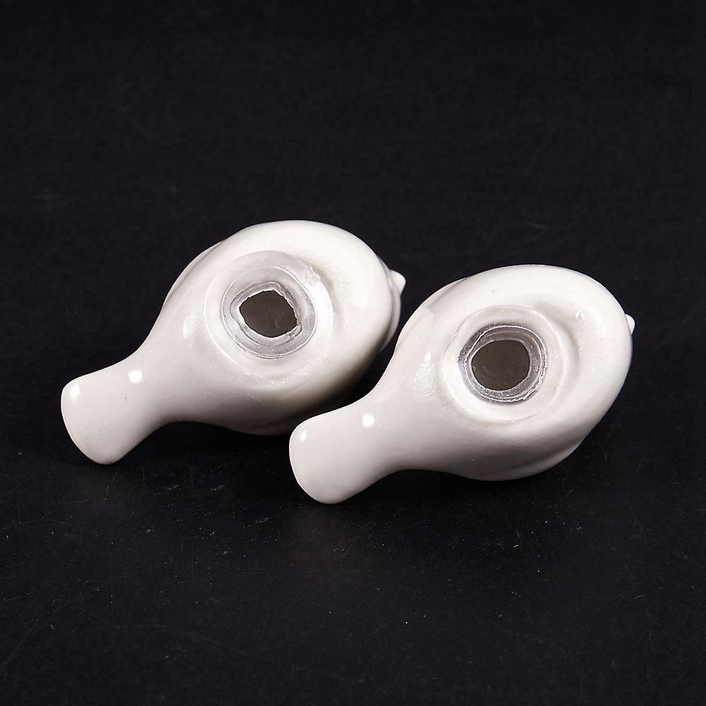 2 Set Of Love Birds Ceramic Salt and Pepper Shakers Favors - White