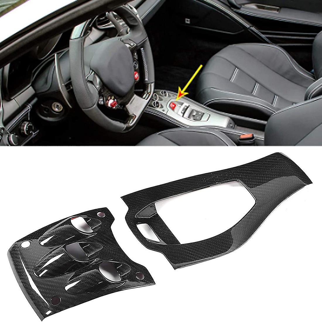 Gear Shift Panel Cover, Central Control Gear Shift Real Carbon Fiber