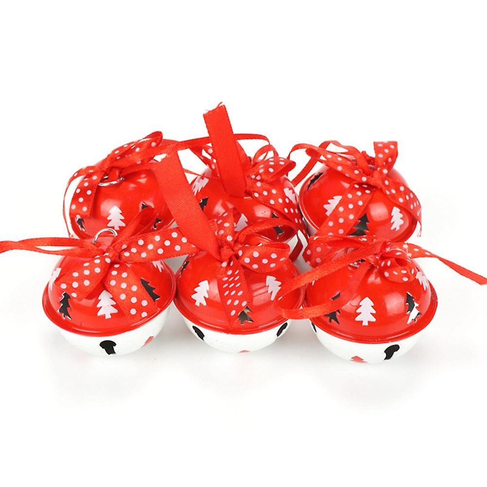 Christmas Decorations for Home Metal Jingle Bell with Ribbon Bells