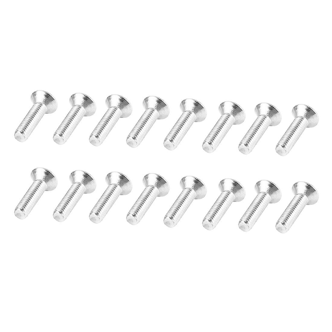 100pcs 304hc Stainless Steel Hex Countersunk Flat Head Screws M3x12mm