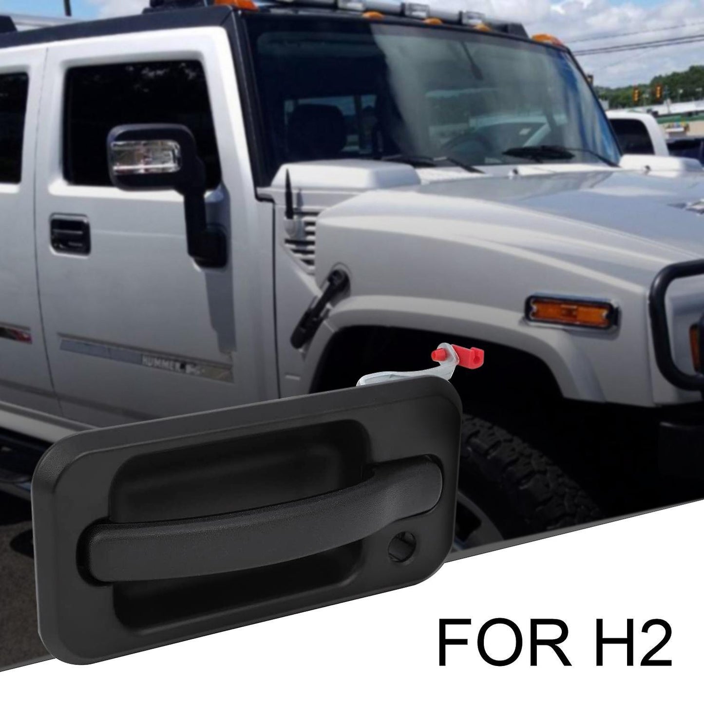 4pcs Outside Door Handle Set for 2003-2009 Hummer H2 10360326