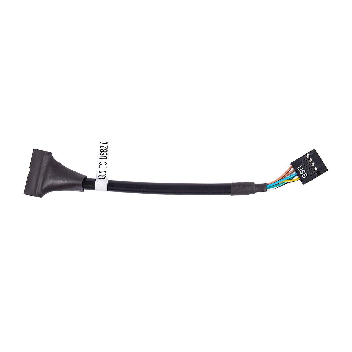 Black 19 Pin Usb 3.0 Female to 9 Pin Usb2.0 Male Cable Converter