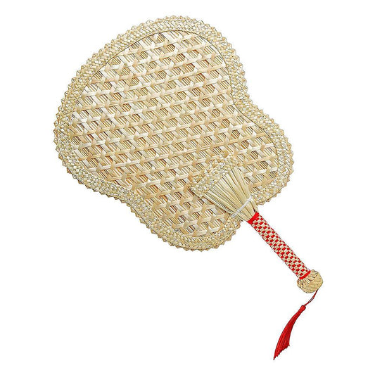 Hand-woven Woven Straw Hand Fan Hand-woven Fan Decor Plantain Fan