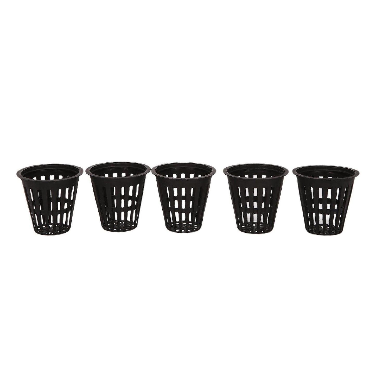 10 Pieces Of Plant Tray Plasticnursery Basket Garden Balcony (black)