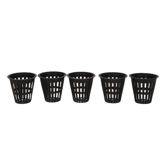 10 Pieces Of Plant Tray Plasticnursery Basket Garden Balcony (black)