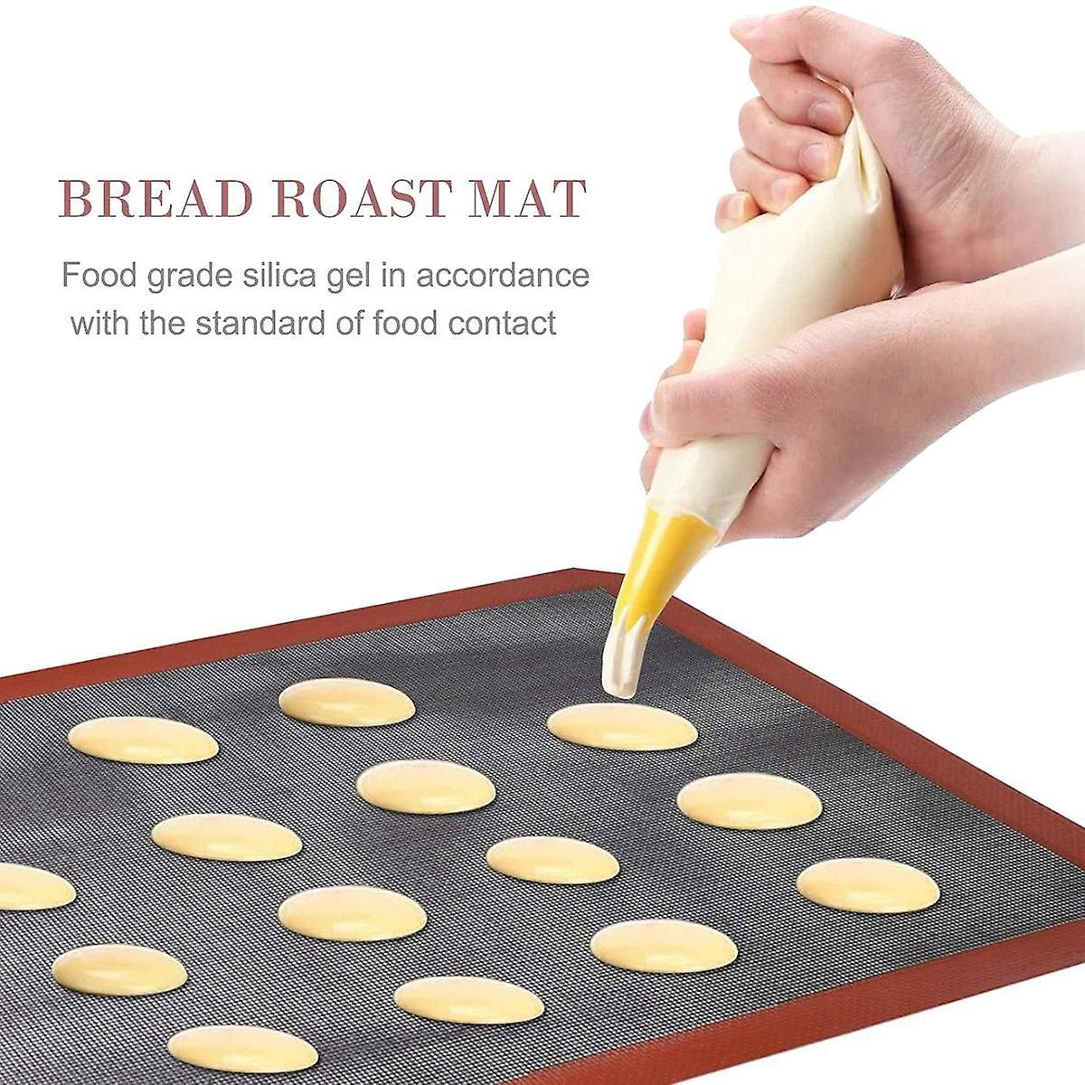 2 Pcs Silicone Baking Mat Sheet,non-stick Mesh Double-sided Available