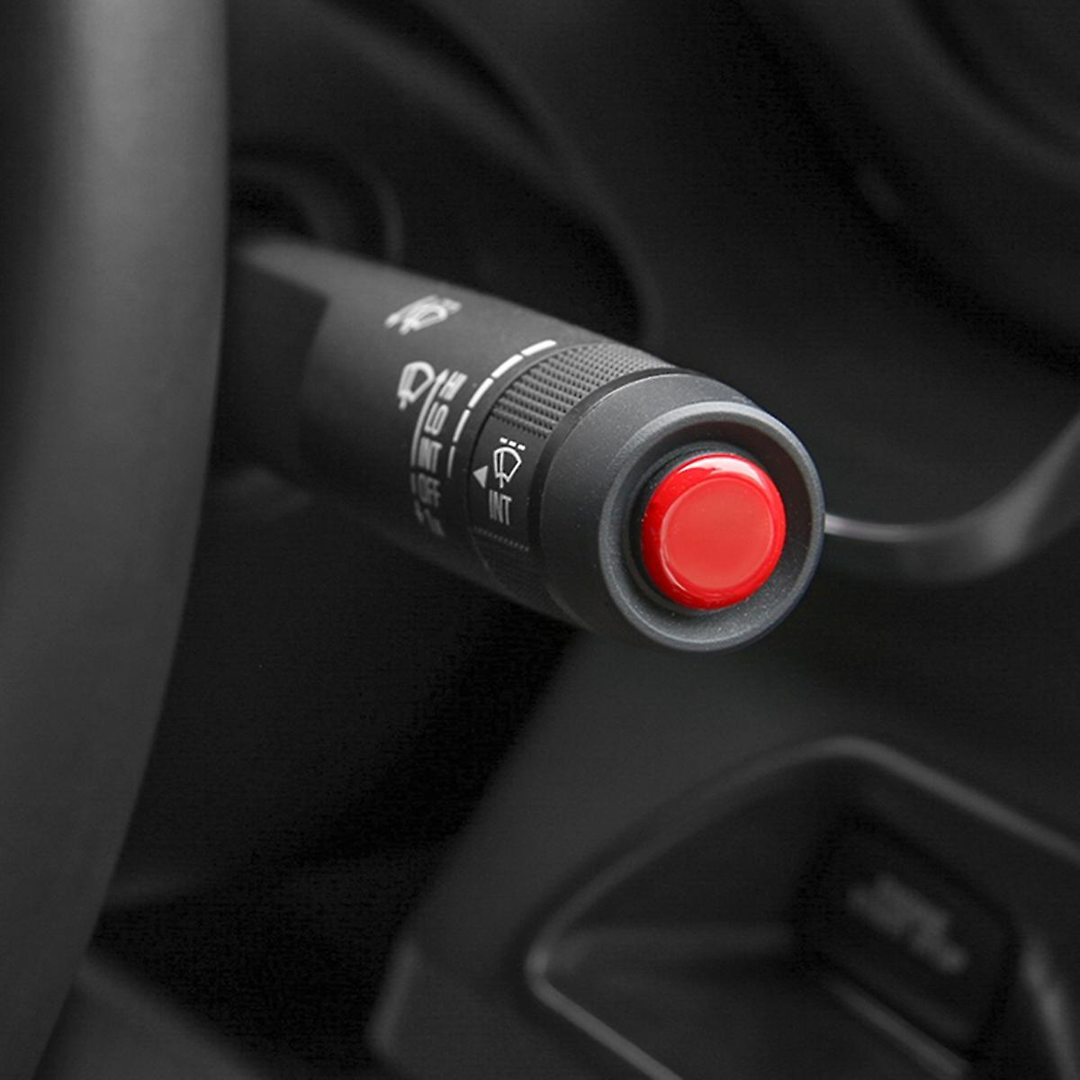 Wiper Lever Knob Trim On Both Sides for Corvette C7 (red)