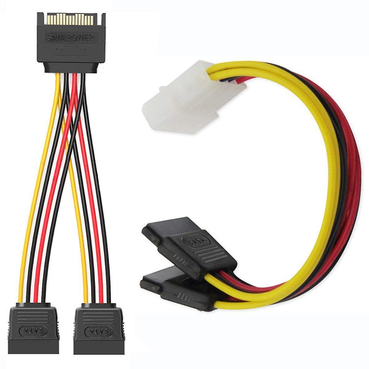 15cm Power Cable Cord 18awg Wire Atx 24 Pin to 14 Pin Adapter Cable