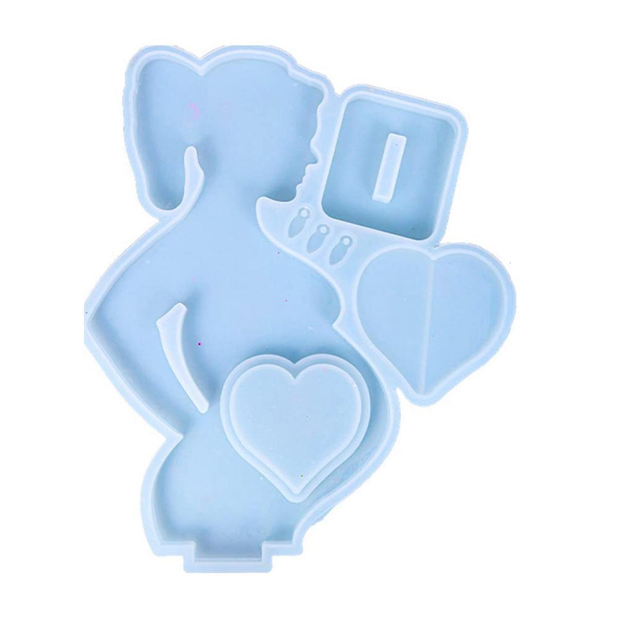 Resin Photo Frame Mould,for Casting,pregnant Mother Shape Epoxy Mould