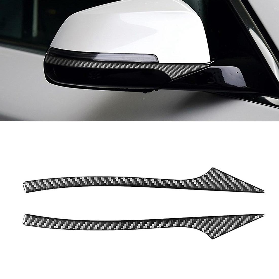 Rearview Mirror Strip Cover Trim Carbon Fiber for Bmw- F10 5 Series