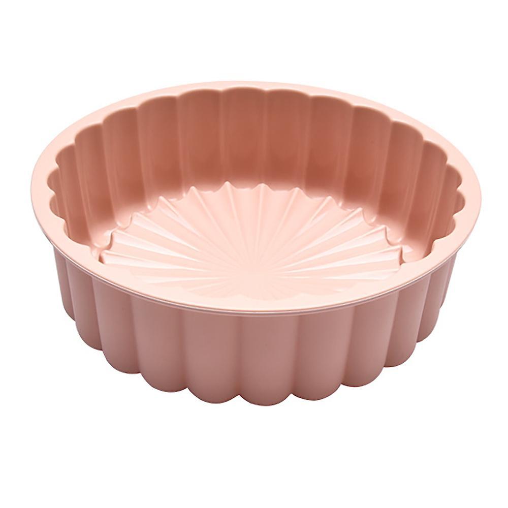 Round Silicone Cake Pan Strawberry Sponge Mold Diy Decorating Tools A