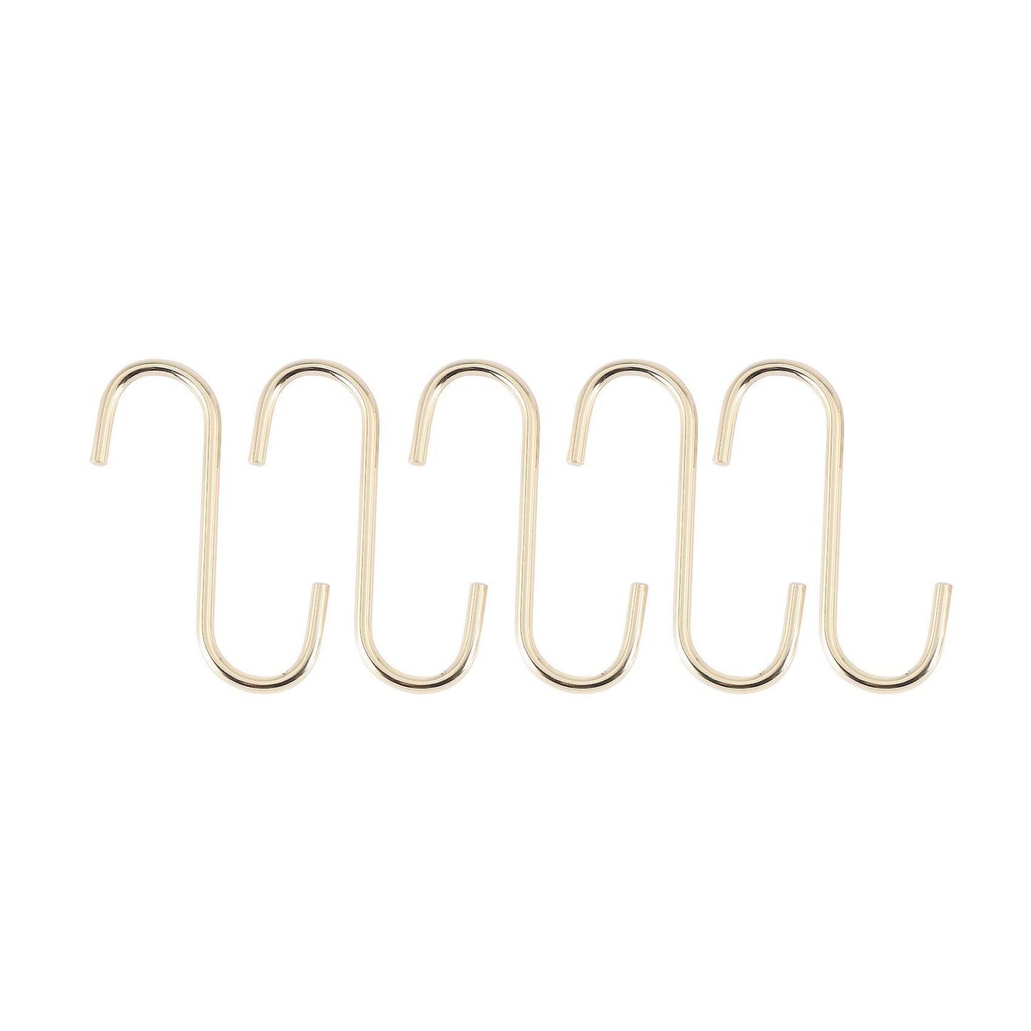 Gold Iron S Shaped Hooks Hanging Hanger Storage Holder Home Organizer