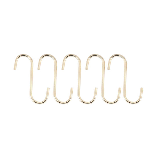 Gold Iron S Shaped Hooks Hanging Hanger Storage Holder Home Organizer