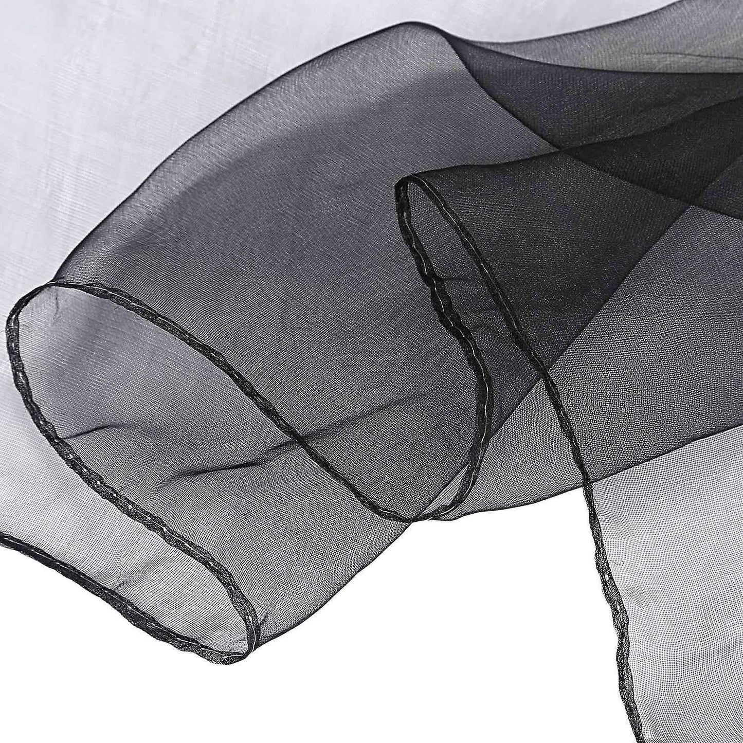 Plain Chiffon Neck Scarf Head Scarves 70 Cm X 70cm (orange)