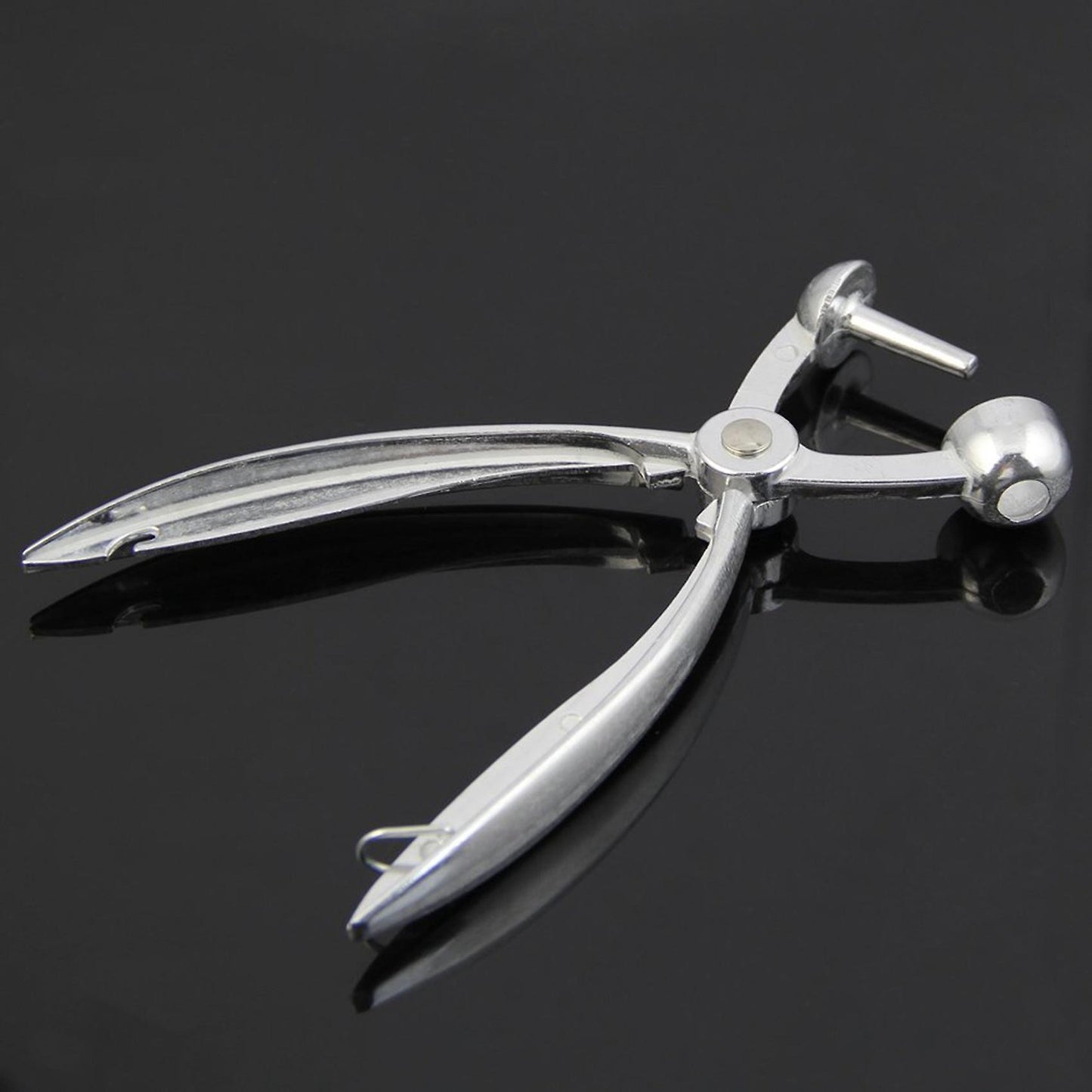 Aluminum Cherry Pitter 18*3.5cm(silver)