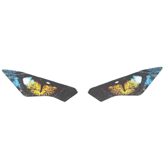 Motorcycle Headlight Protection Sticker Headlights Eye Body Sticker A