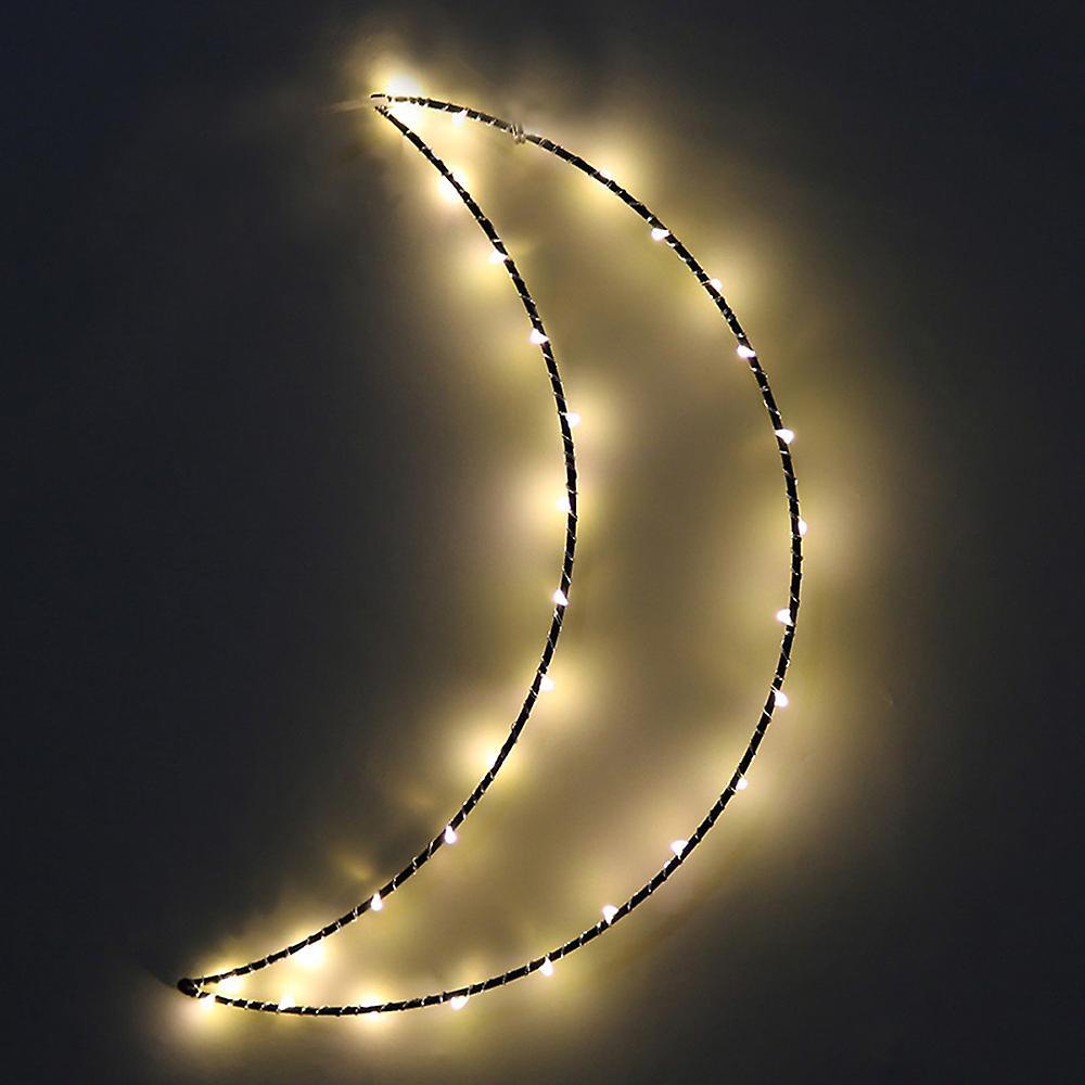 Cute Moon Hanger Lights for Living Room Creative Metal Frame