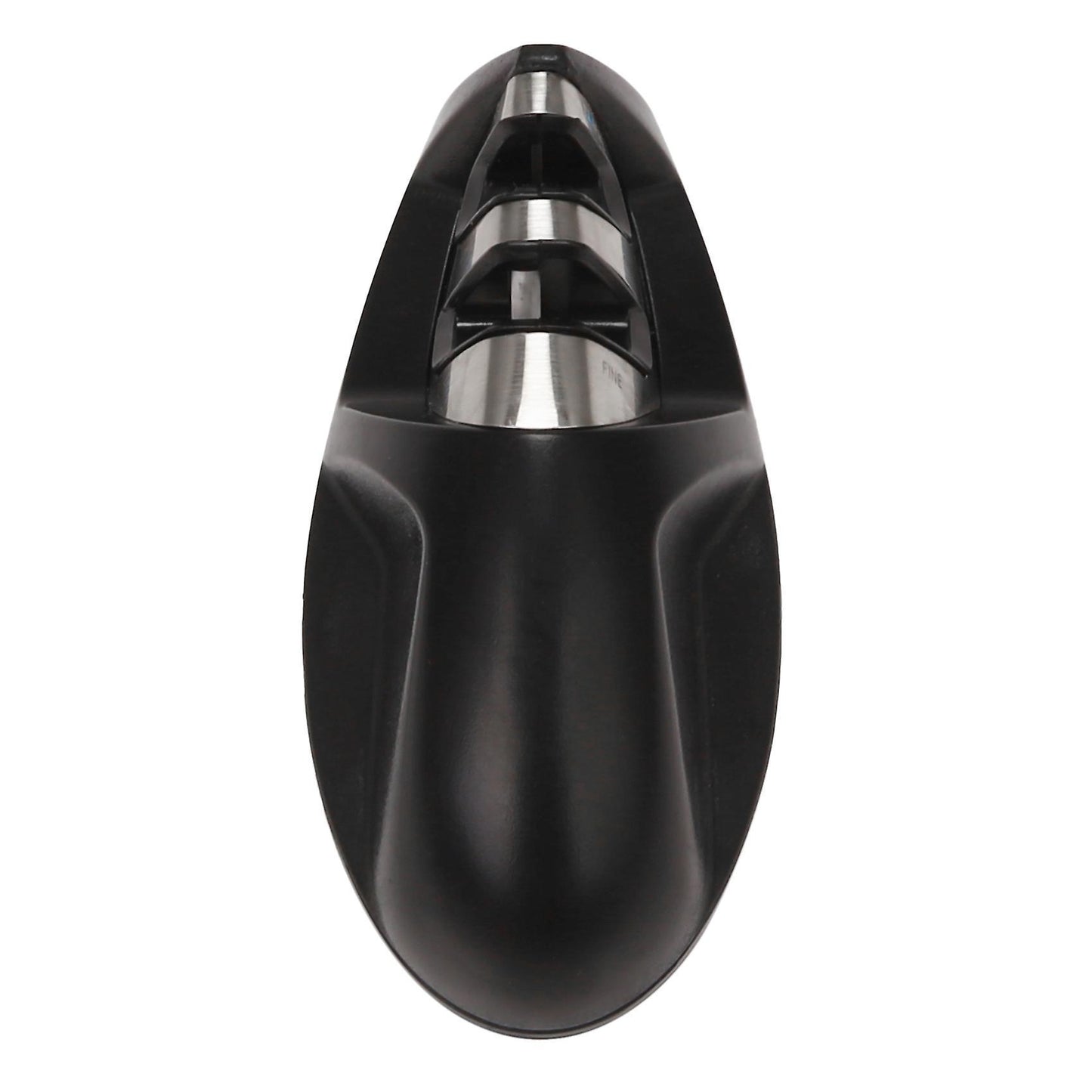 2-stage Knife Sharpener Kitchen Sharpener with Non-slip Grip, Black