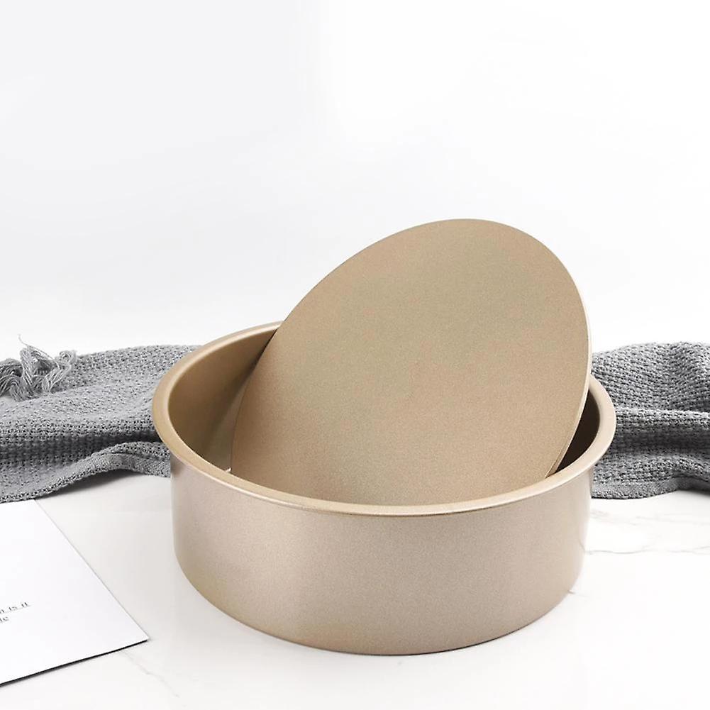 8-inch Bakeware Round Cake Pan with Removable (champagne Gold)