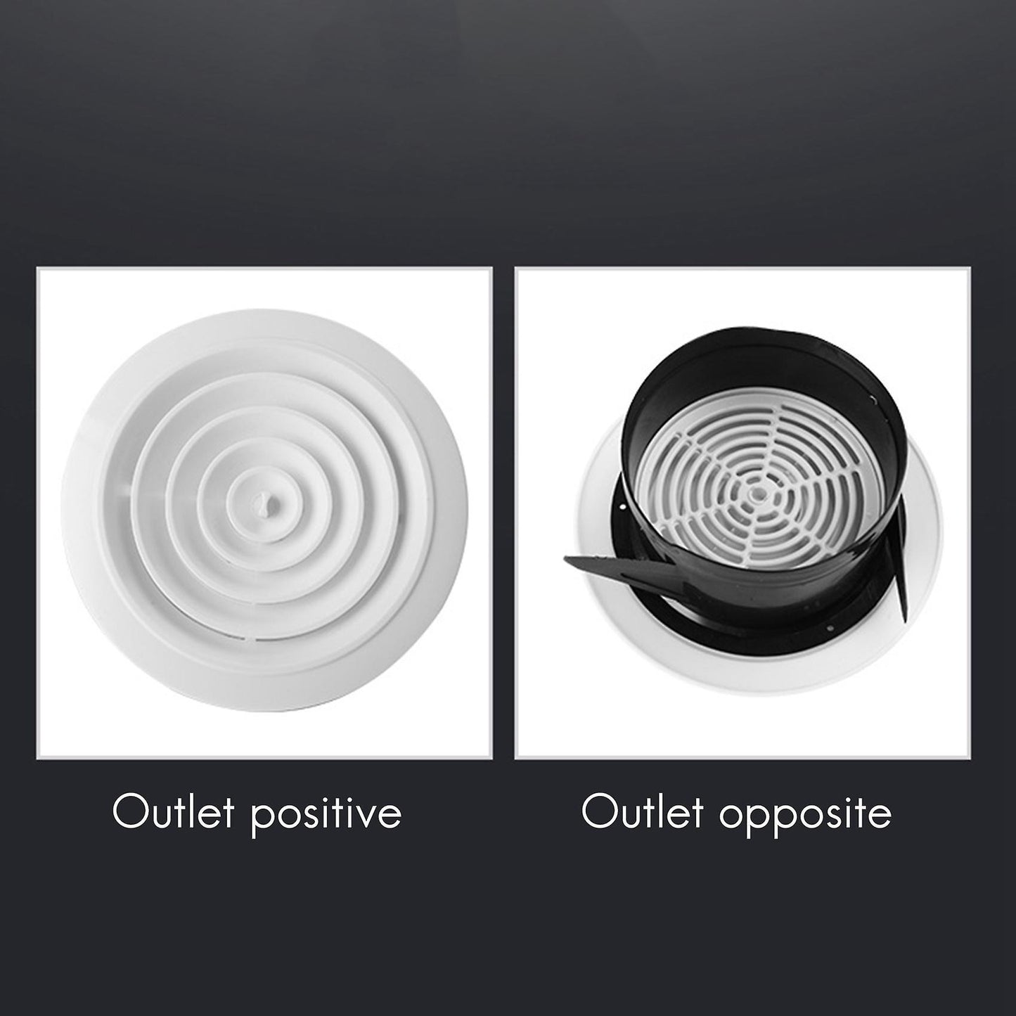 150mm Abs Indoor Exhaust Vent System with Net Air Outlet Exhaust Vent