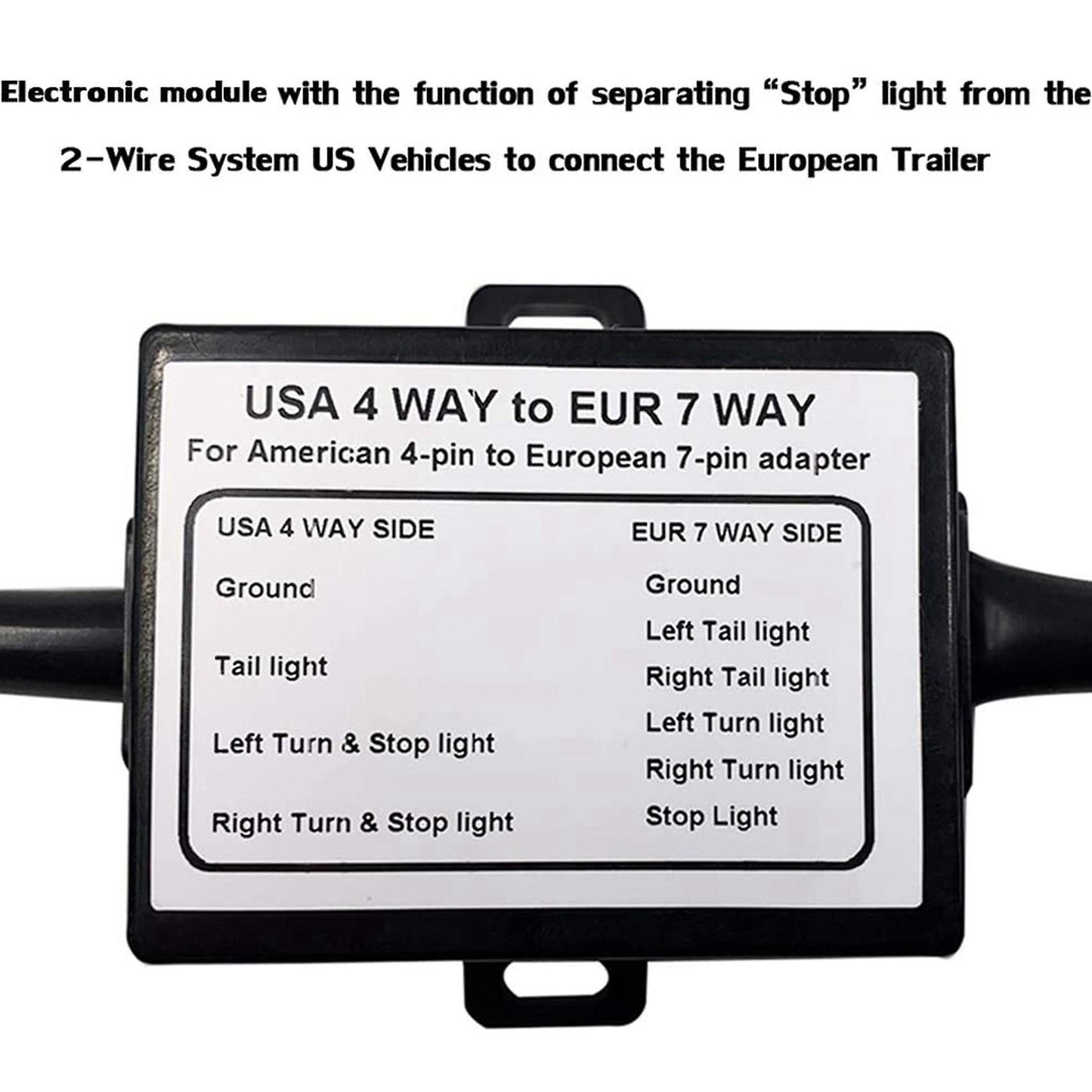 Usa Nach Europa Trailer Light Converter 4-wege-flachstecker