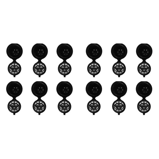 I Cafilas Capsules Compatible Coffee Machines with Brush (6,black)