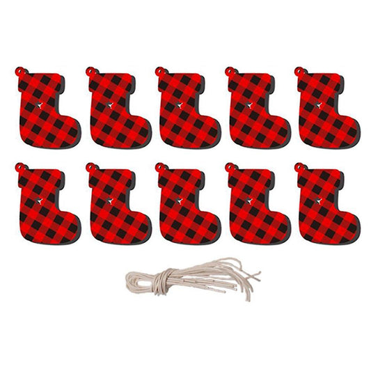 10pcs Lattice Pattern Vintage Snowflake Christmas Tree Decor Gifts F