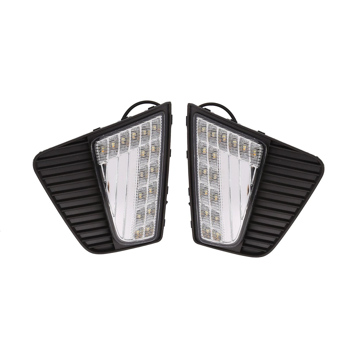 Car Led Daytime Running Light Fog Drl with Yellow Turning Signal Lamp