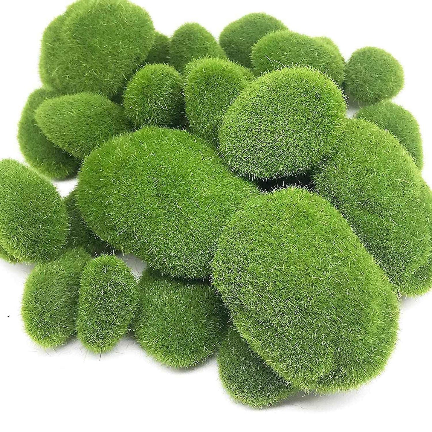3 Size Artificial Moss Rocks, for Floral Arrangements and Crafting