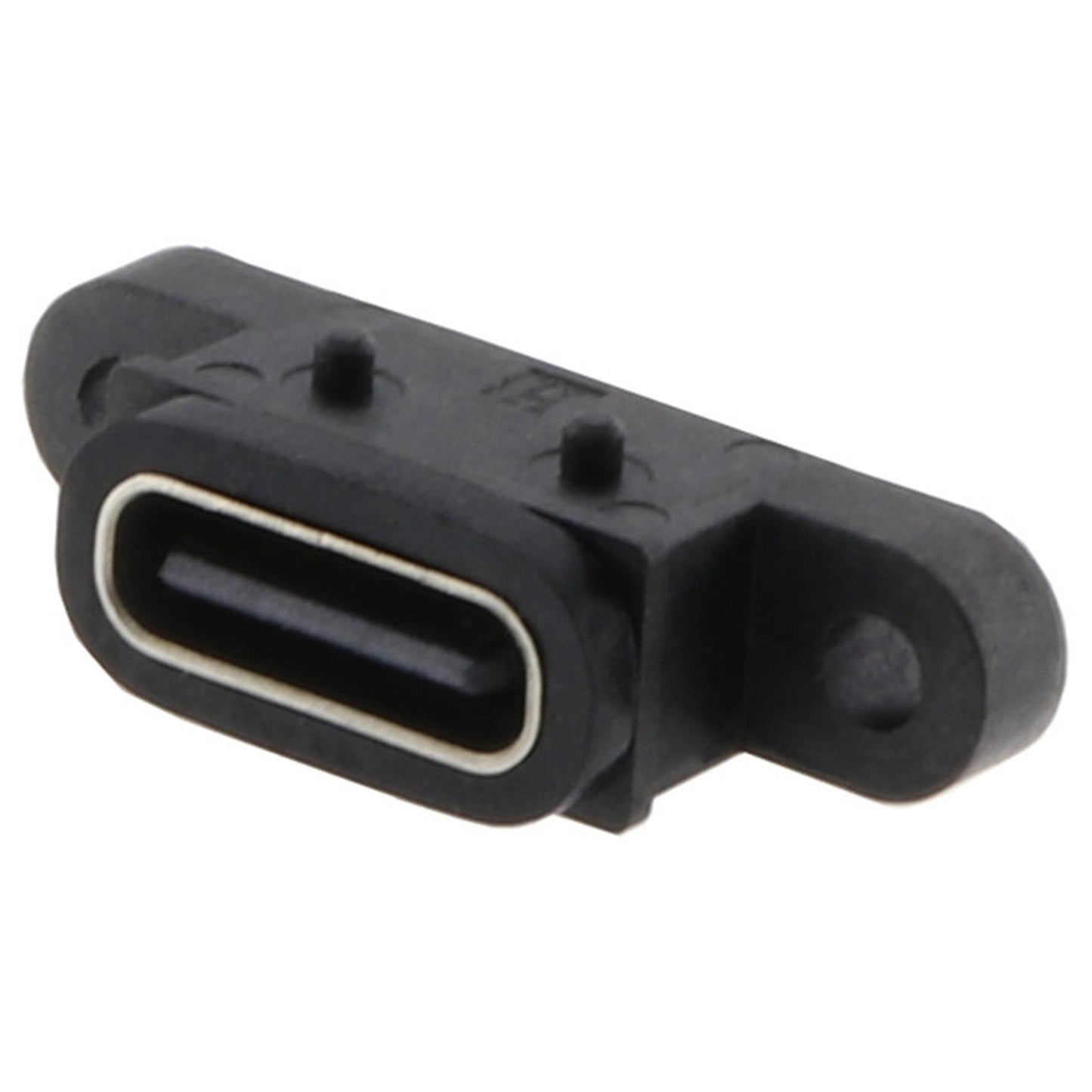 10pcs Type-c 2p Waterproof Female Seat with Double-ear Screw Holes