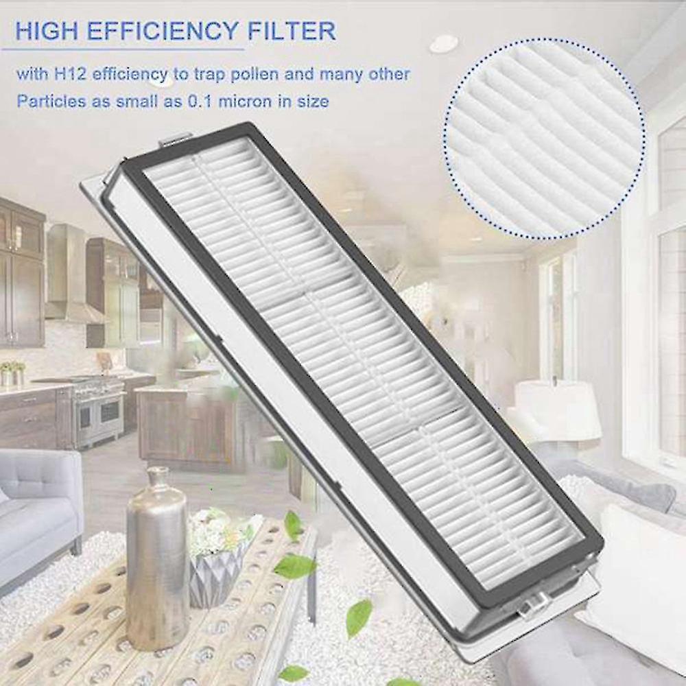 8pcs for Xiaomi Dreame W10 Robot Main Brush Filter Mop Cloth Kit