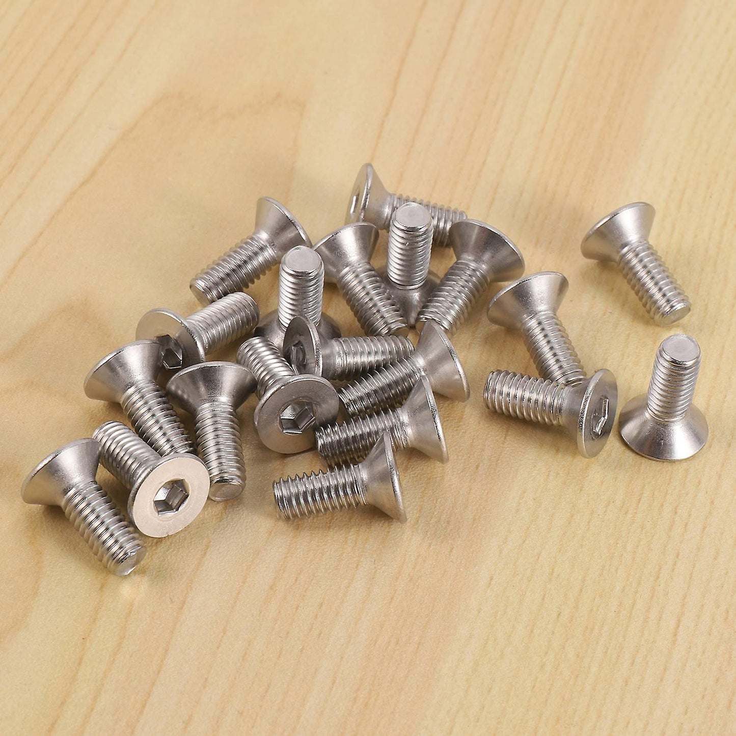 M6 X 16mm Metric Hex Socket Countersunk Flat Head Screw Bolts 20pcs