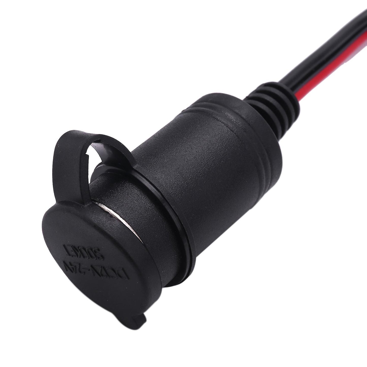 2ft 12v 24v Car Socket Female Adapter 10a Alligator Clips Cord