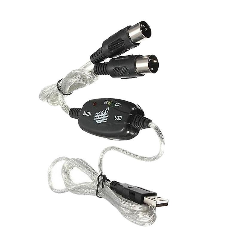 Usb to Midi 5pin Cable Converter for Piano Electronic Instruments