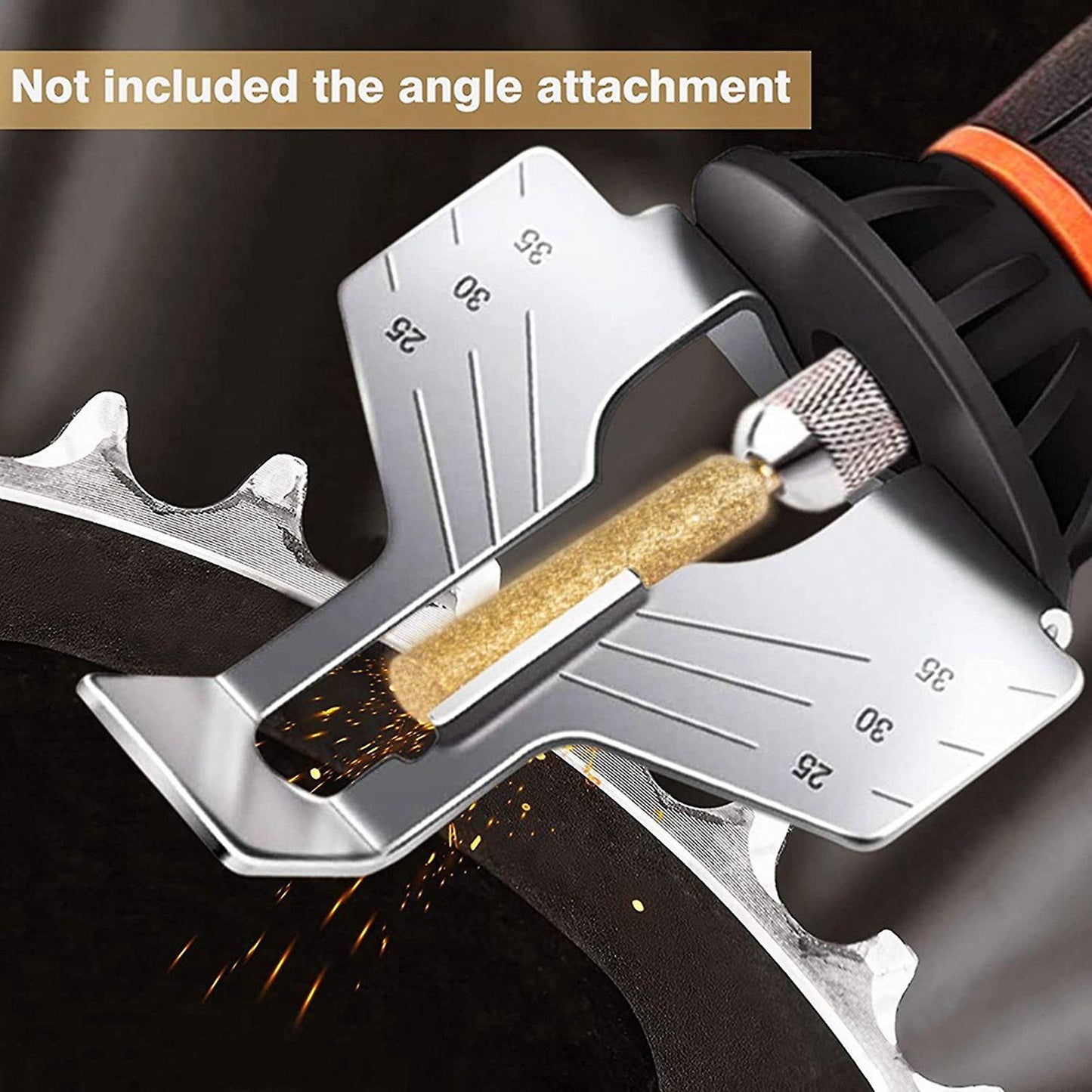 15pcs 4mm Chainsaw Sharpener Burr Grinder Polishing Grinding Heads