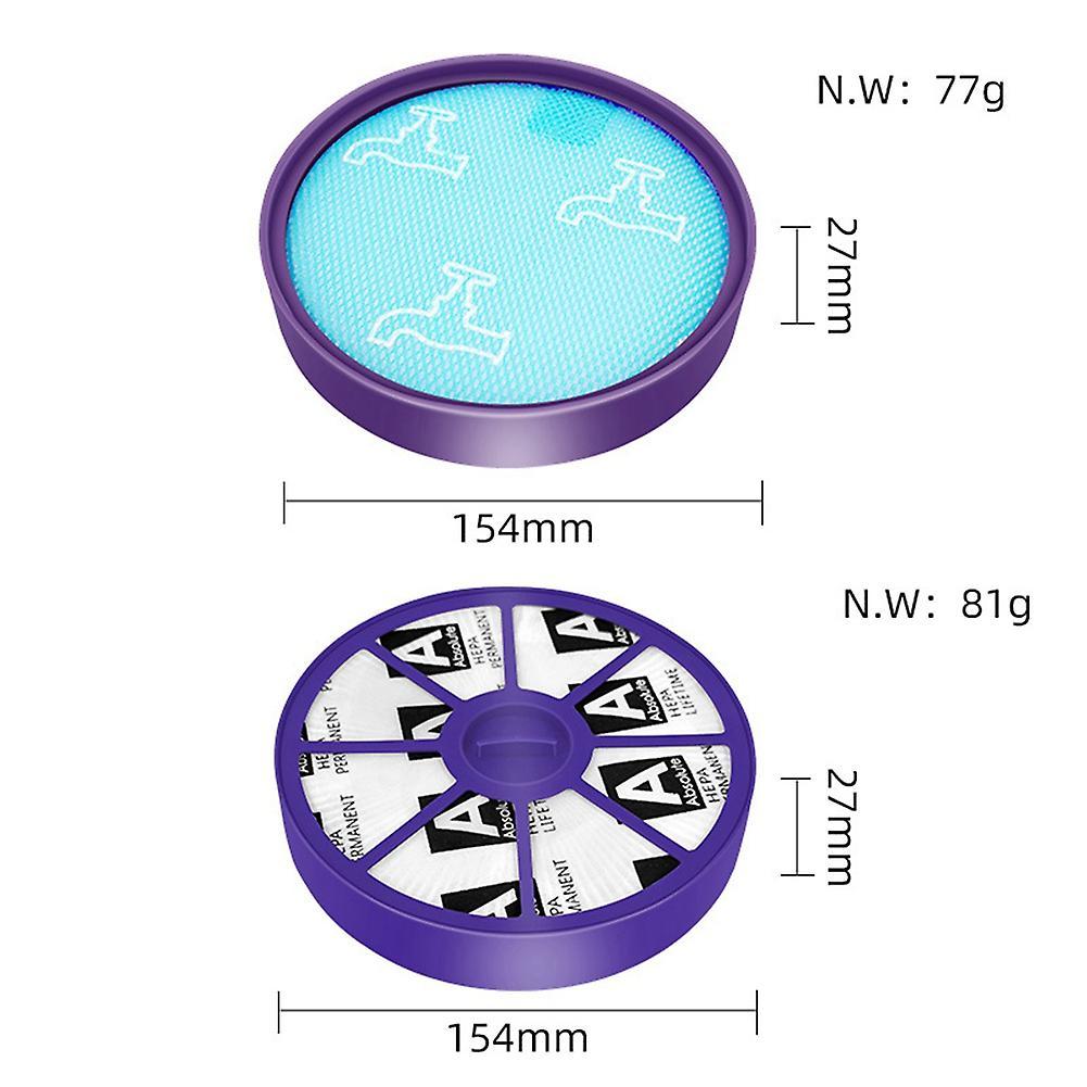 Replacement Washable Pre and Post Hepa Filter Set for Dyson Dc19 Dc20