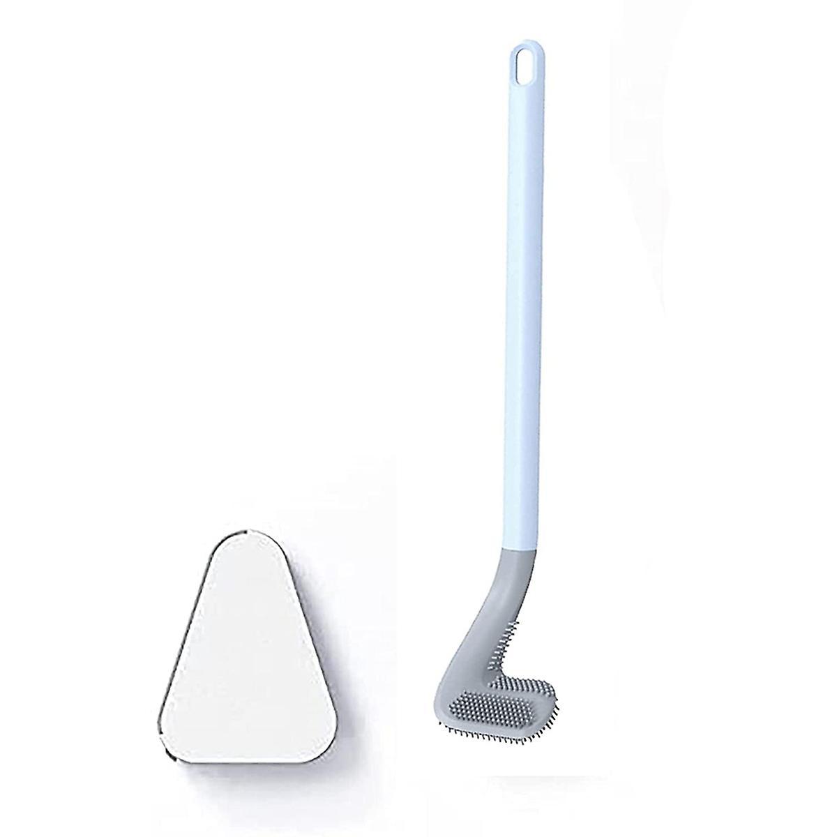Long-handled Toilet Brush, Golf Brush Head Toilet Brush Blue