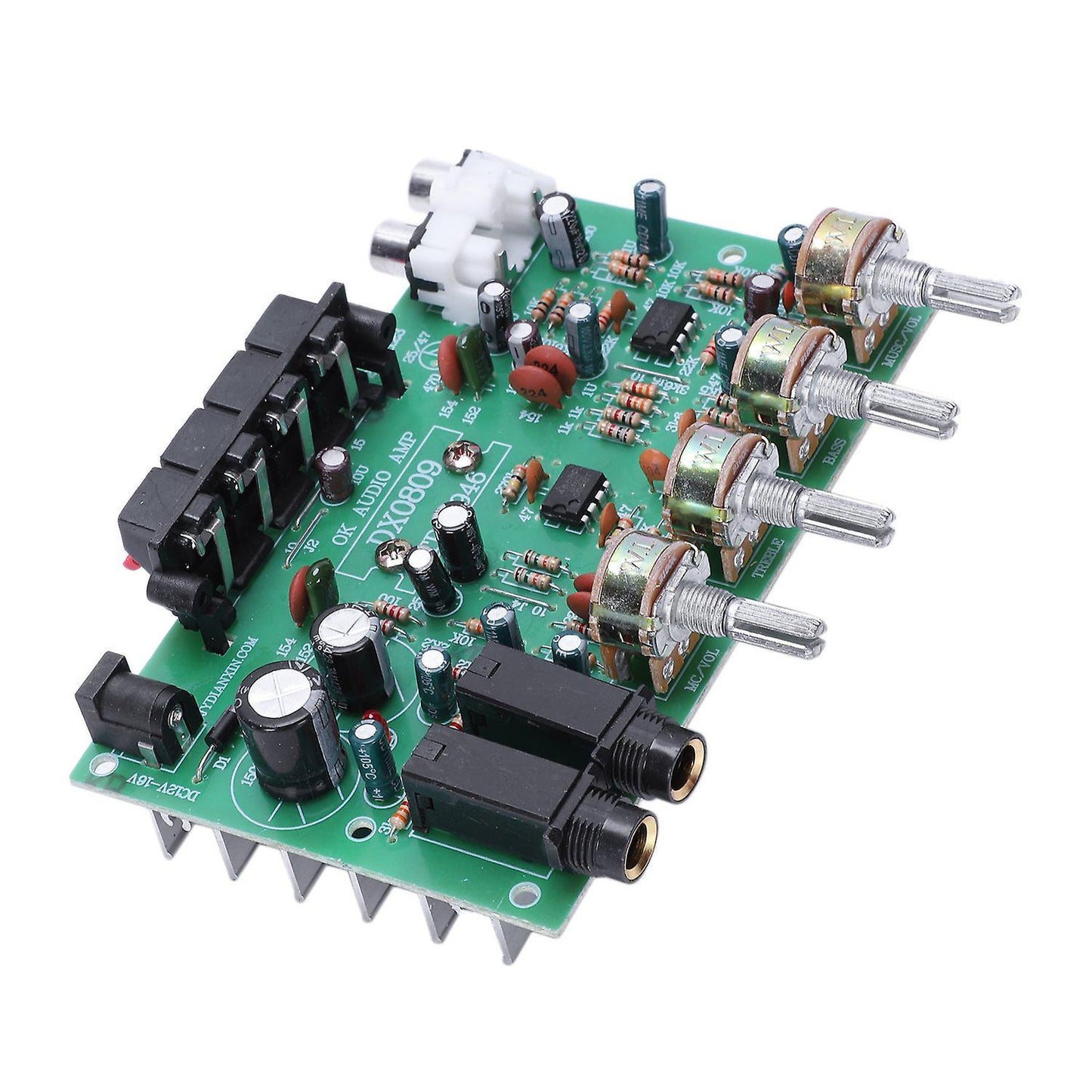 Tda8944 2.1 30x2w Amplifier Tone Board Dc12v with Microphone