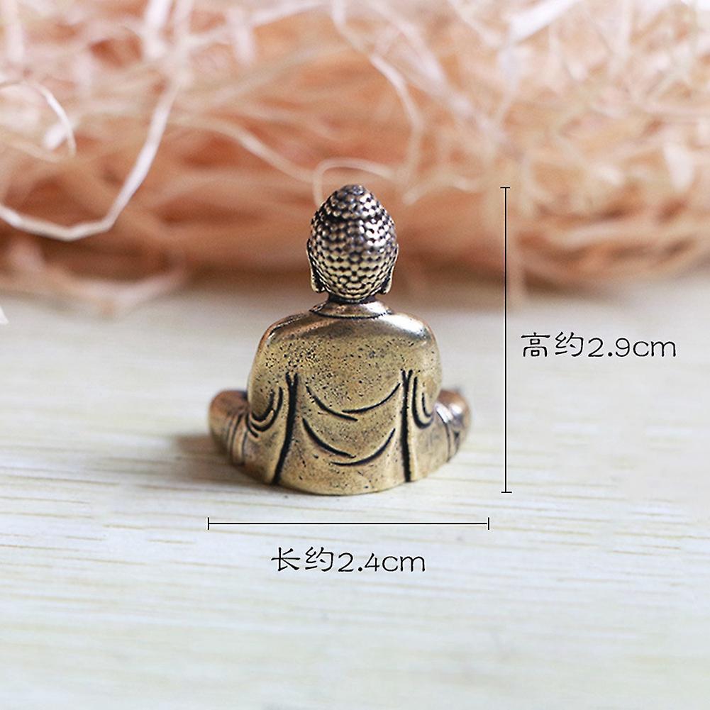 Mini Buddha Statue Bronze Buddha Statue Chinese Buddhism Pure