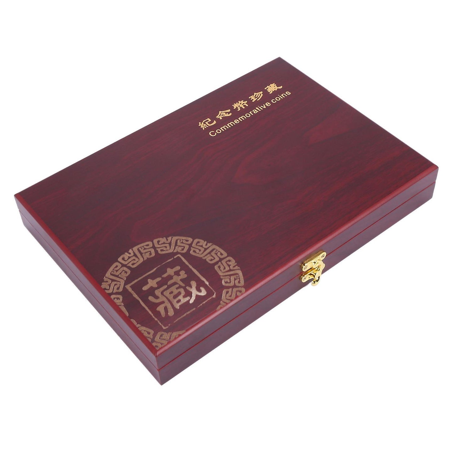100pcs Round Coins Case Storage Holders Display Wooden Collection Box