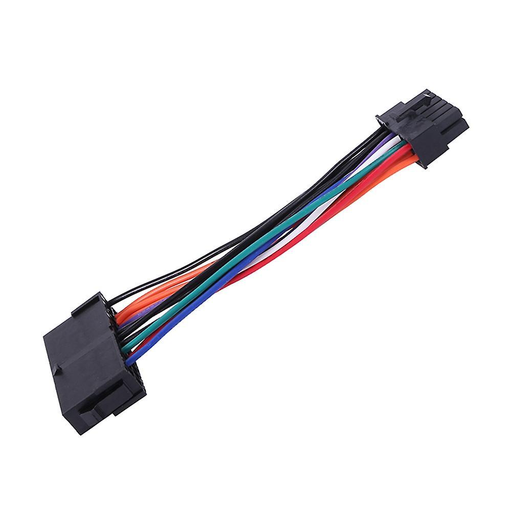 Psu Atx 24 Pin Female to 12 Pin Male Power Supply Sleeved 18awg Wire