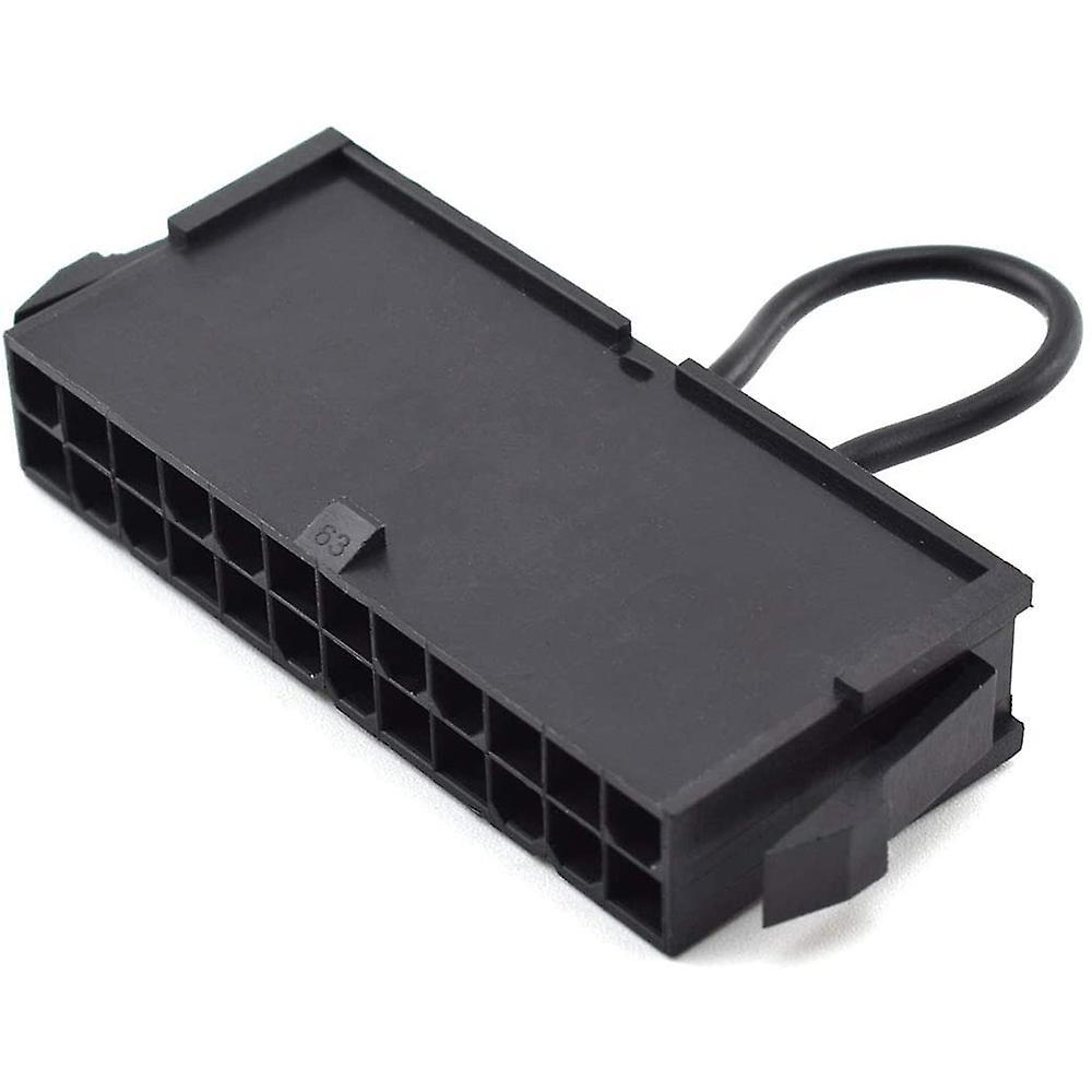 10x Atx Psu 24pin Power Supply Jumper Starter Jack Adapter Connector