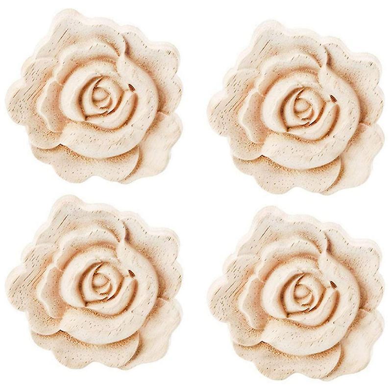 Wooden Carved Onlay Appliques Decal Furniture Bed Door Cabinet Decor