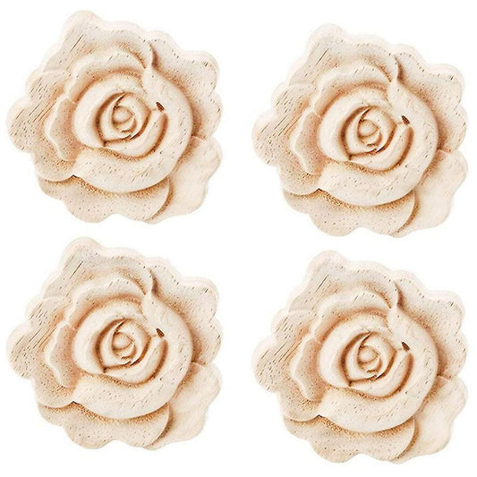 Wooden Carved Onlay Appliques Decal Furniture Bed Door Cabinet Decor