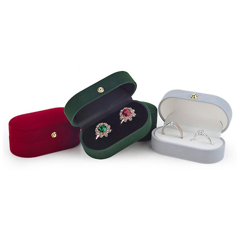 Velvet Silk Pair Ring Box Wedding Ring Box Single Ring Box Wedding C