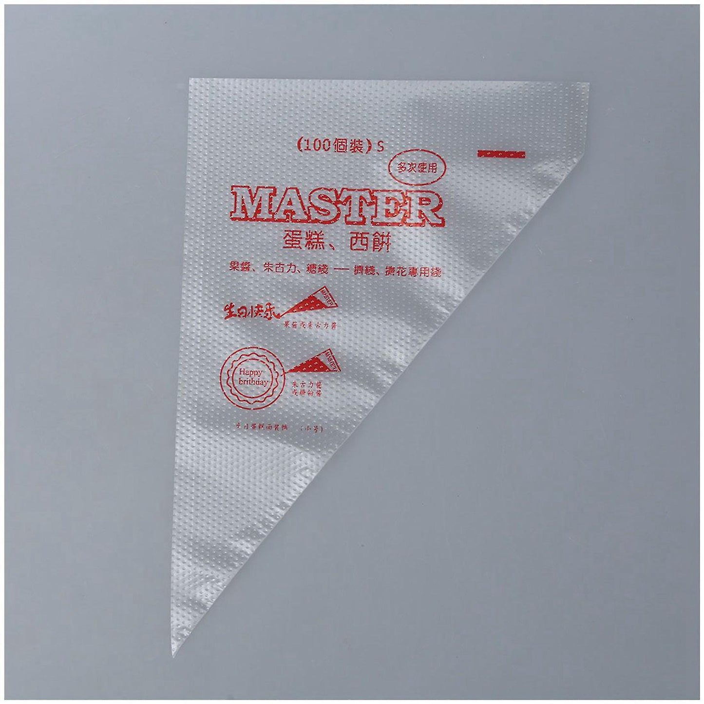100pcs Poche A Sachet Jetable Decoration Creme Gateau 17x29cm